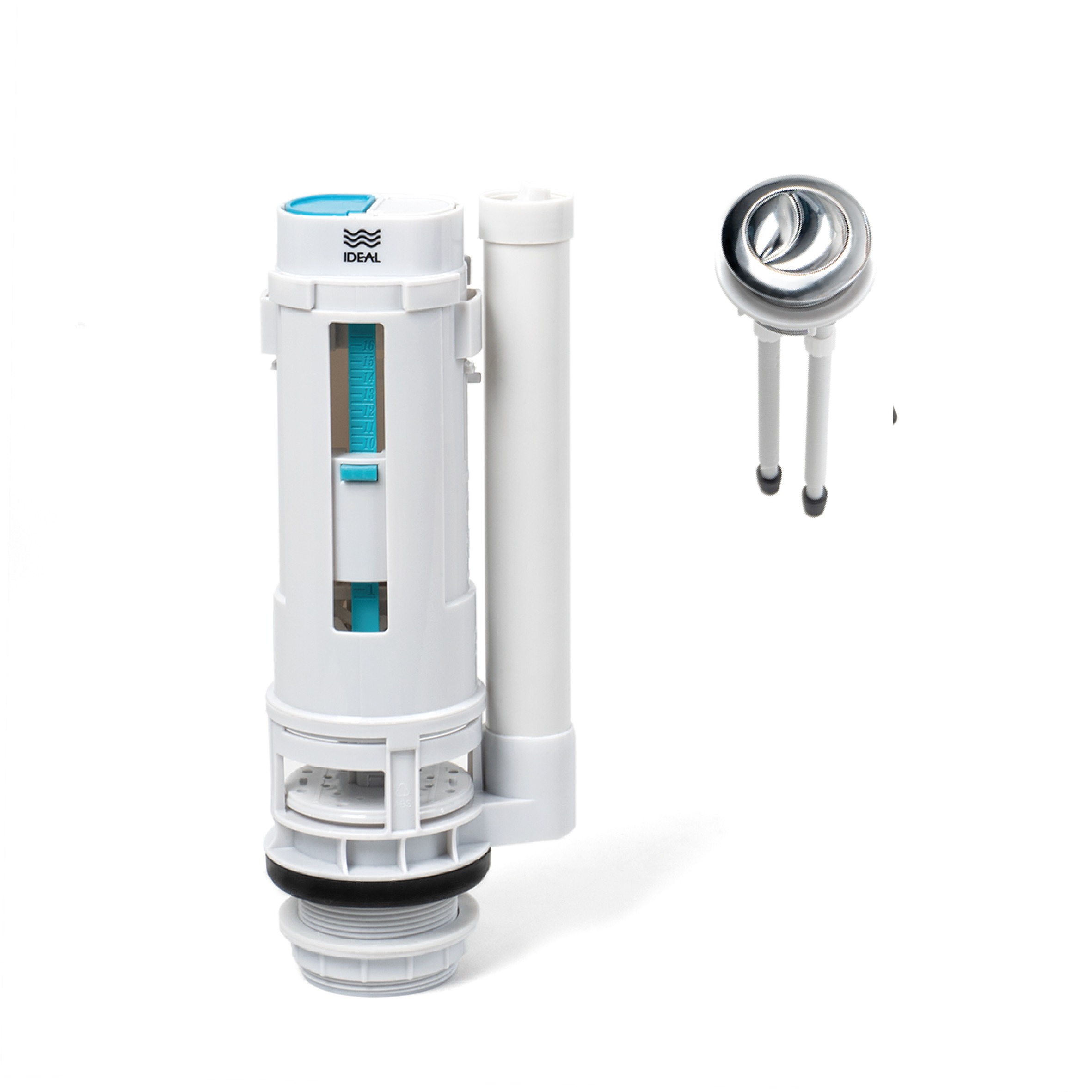 Válvula de Descarga Dual a Botón Central